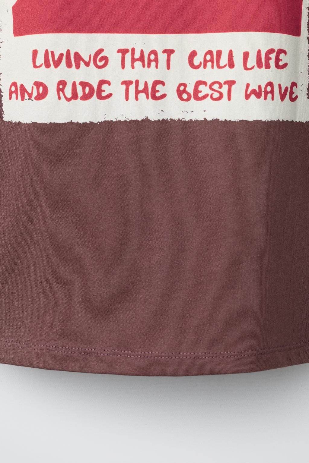 ФУТБОЛКА С ПРИНТОМ «ВОЛНЫ»