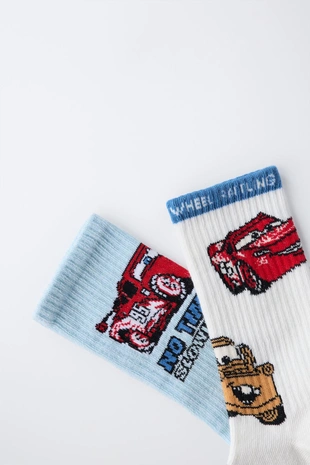 Набор из 2 пар носков с принтом CARS © DISNEY- Заказать в России