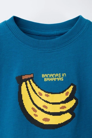 Футболка с принтом фруктов- Заказать в России