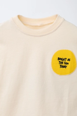 Футболка с вышивкой солнца- Заказать в России