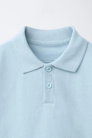 Однотонное поло пике