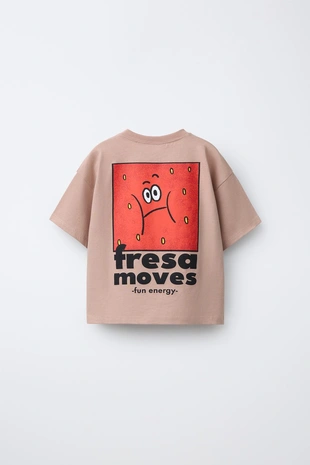 Футболка с принтом «фрукты»