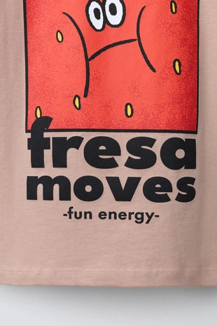 Футболка с принтом «фрукты»