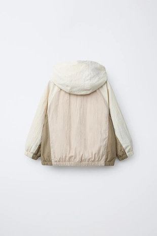 Легкий дождевик колор-блок WATER REPELLENT- Заказать в России