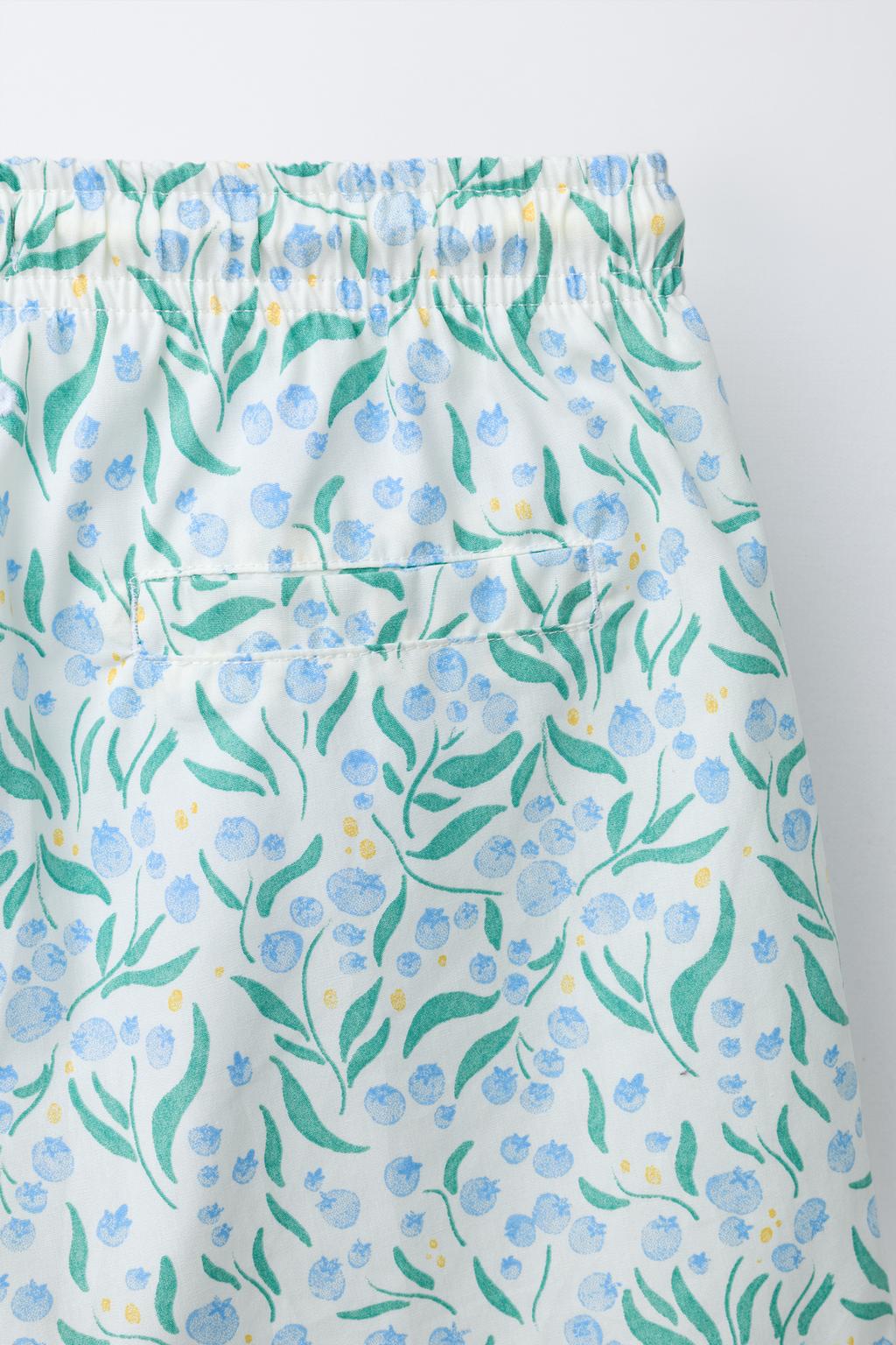 2–6 ЛЕТ/ ПЛАВКИ-БЕРМУДЫ С ПРИНТОМ «ЛИСТЬЯ»