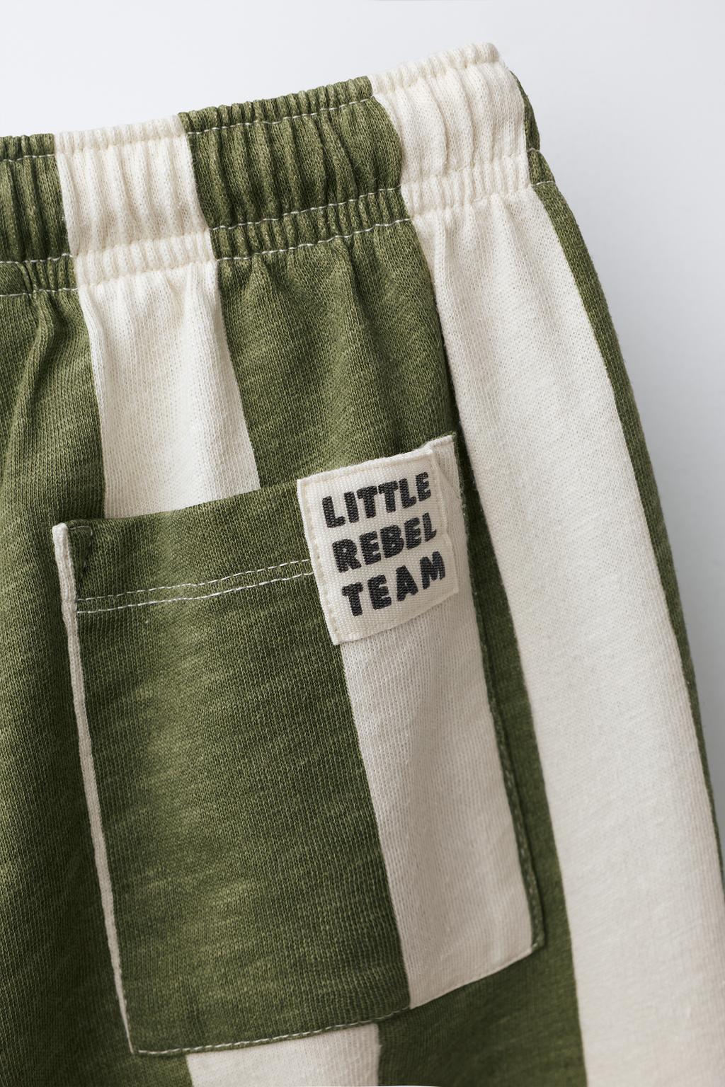 БРЮКИ STRAIGHT ИЗ МЯГКОЙ ТКАНИ В ПОЛОСКУ