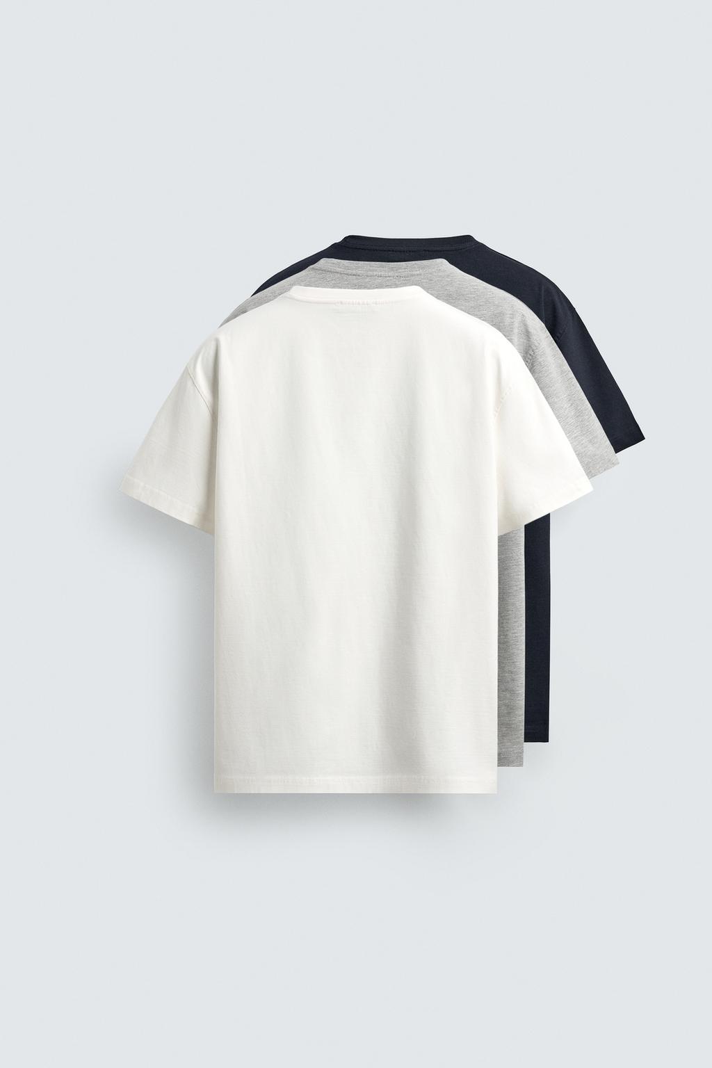 НАБОР ИЗ 3-Х БАЗОВЫХ ФУТБОЛОК СРЕДНЕГО ВЕСА