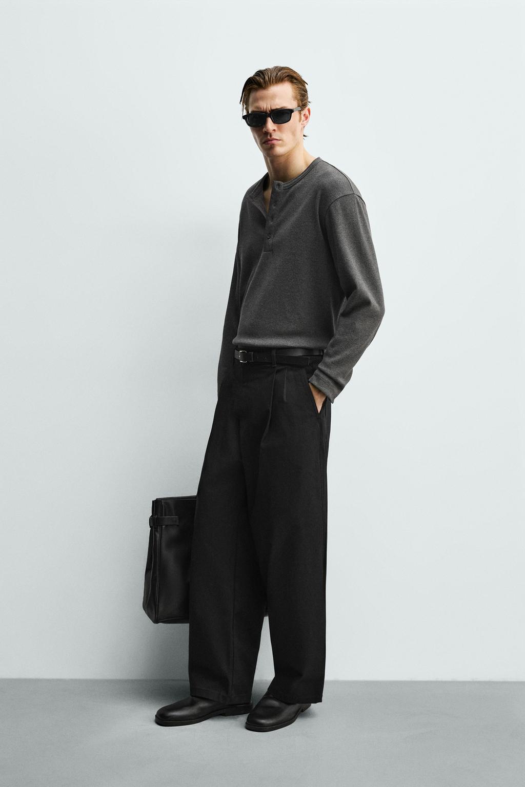 ФУТБОЛКА В РУБЧИК С ВОРОТНИКОМ НА ПУГОВИЦАХ