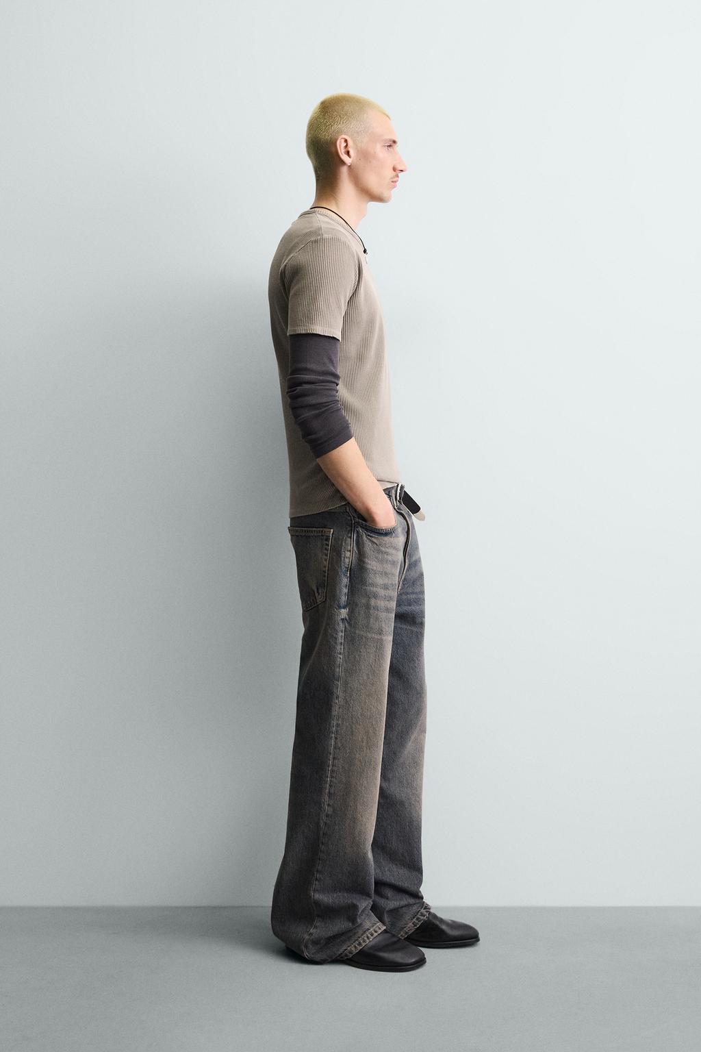 ФУТБОЛКА SLIM FIT ИЗ РЕЛЬЕФНОЙ ТКАНИ