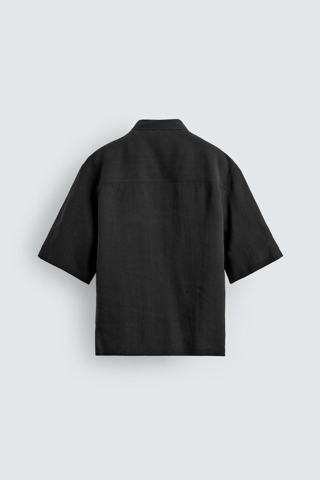 РУБАШКА RELAXED FIT ИЗ СТРУЯЩЕЙСЯ ТКАНИ