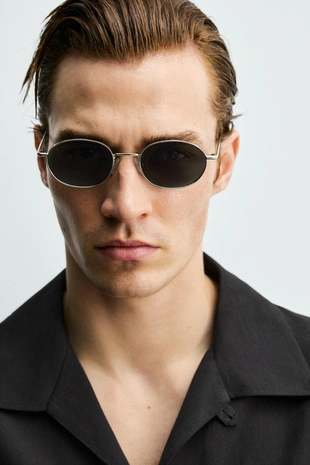 Рубашка RELAXED FIT из струящейся ткани- Заказать в России