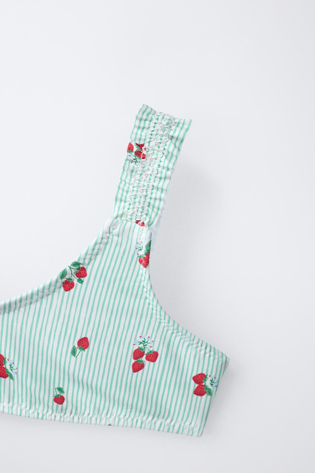 6-14 ЛЕТ/ БИКИНИ В ПОЛОСКУ И С КЛУБНИКОЙ