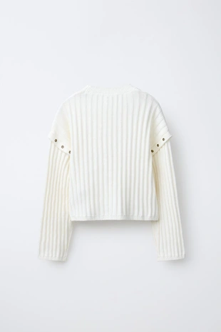 Вязаный джерси с нашивкой в виде сердца- Заказать в России