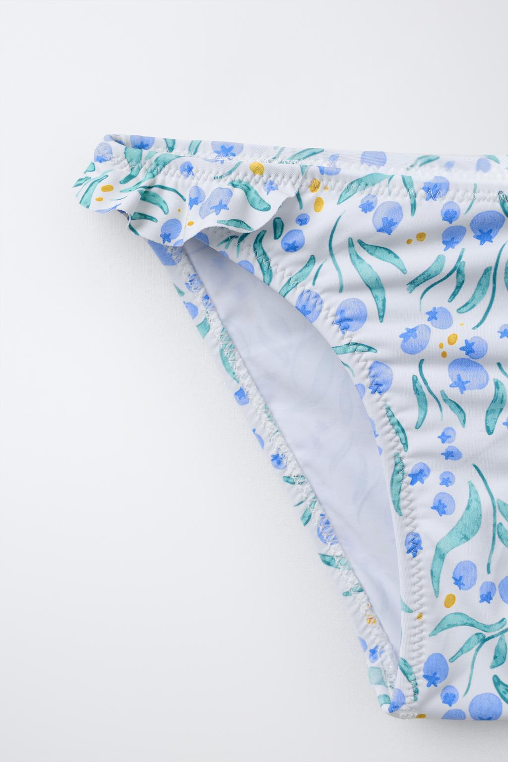 6-14 ЛЕТ/БИКИНИ С ПРИНТОМ «ЛИСТЬЯ»