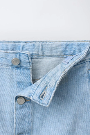 Джинсовые бермуды с пуговицами- Заказать в России