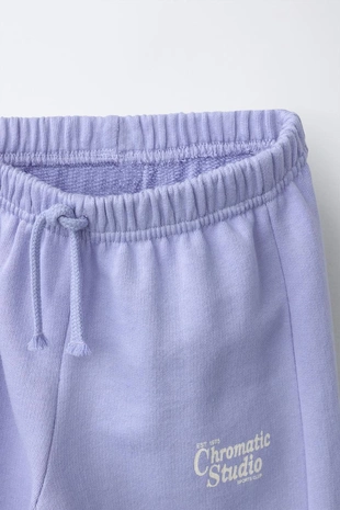 Брюки WIDE LEG с надписью