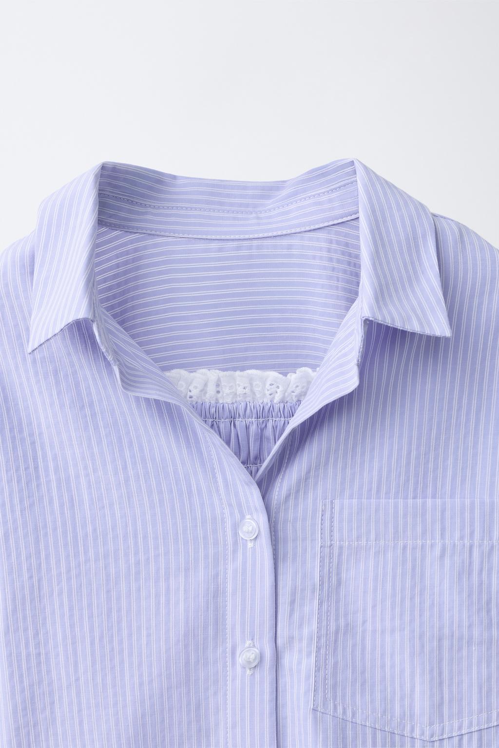 КОМПЛЕКТ: РУБАШКА И ТОП В ПОЛОСКУ