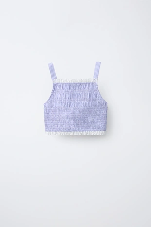 Комплект: рубашка и топ в полоску- Заказать в России