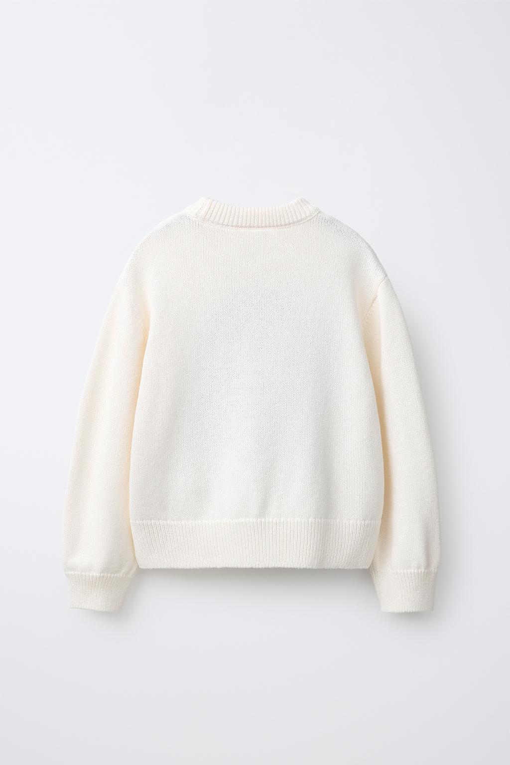 СВИТЕР С УЗОРОМ «СОБАКА»