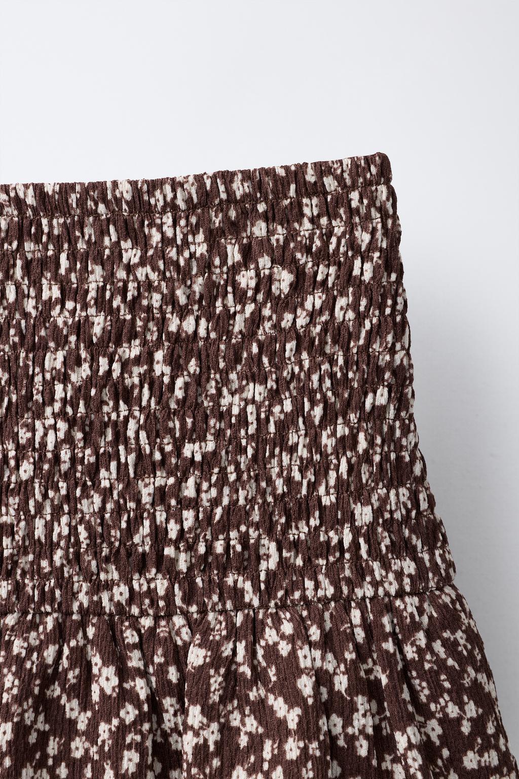 ЮБКА-ШОРТЫ С АНИМАЛИСТИЧЕСКИМ ПРИНТОМ