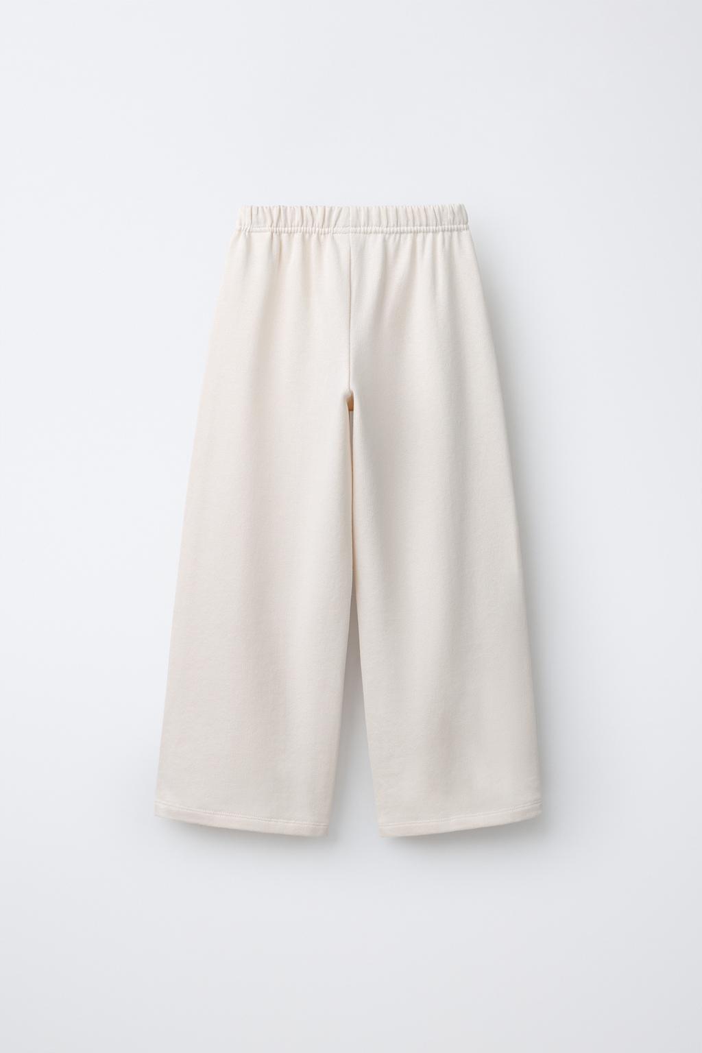 БРЮКИ WIDE LEG С НАДПИСЬЮ