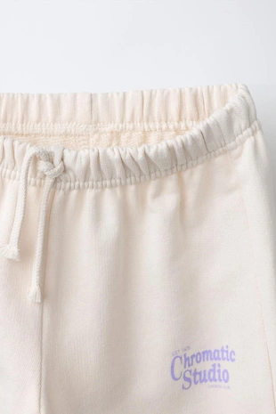 Брюки WIDE LEG с надписью- Заказать в России