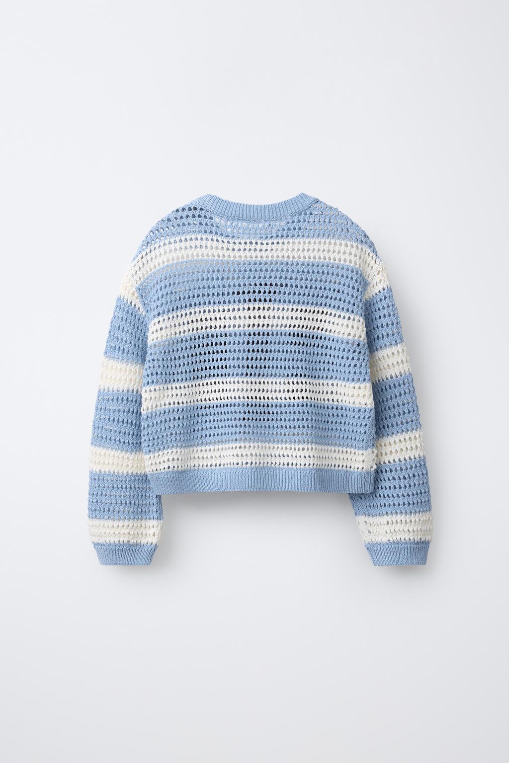 ДЖЕМПЕР В ПОЛОСКУ С ЦИФРОЙ