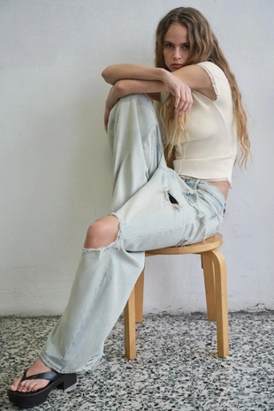 Трикотажный топ-корсет- Заказать в России