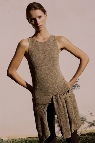 Топ крупной вязки