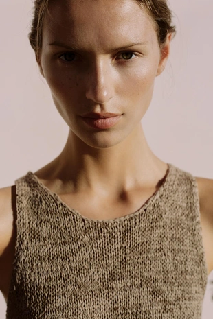 Топ крупной вязки