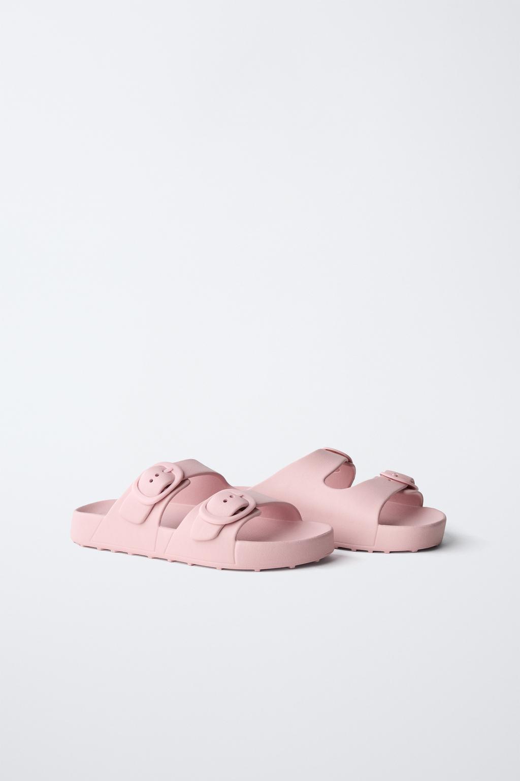 РЕЗИНОВЫЕ САНДАЛИИ С ПРЯЖКАМИ