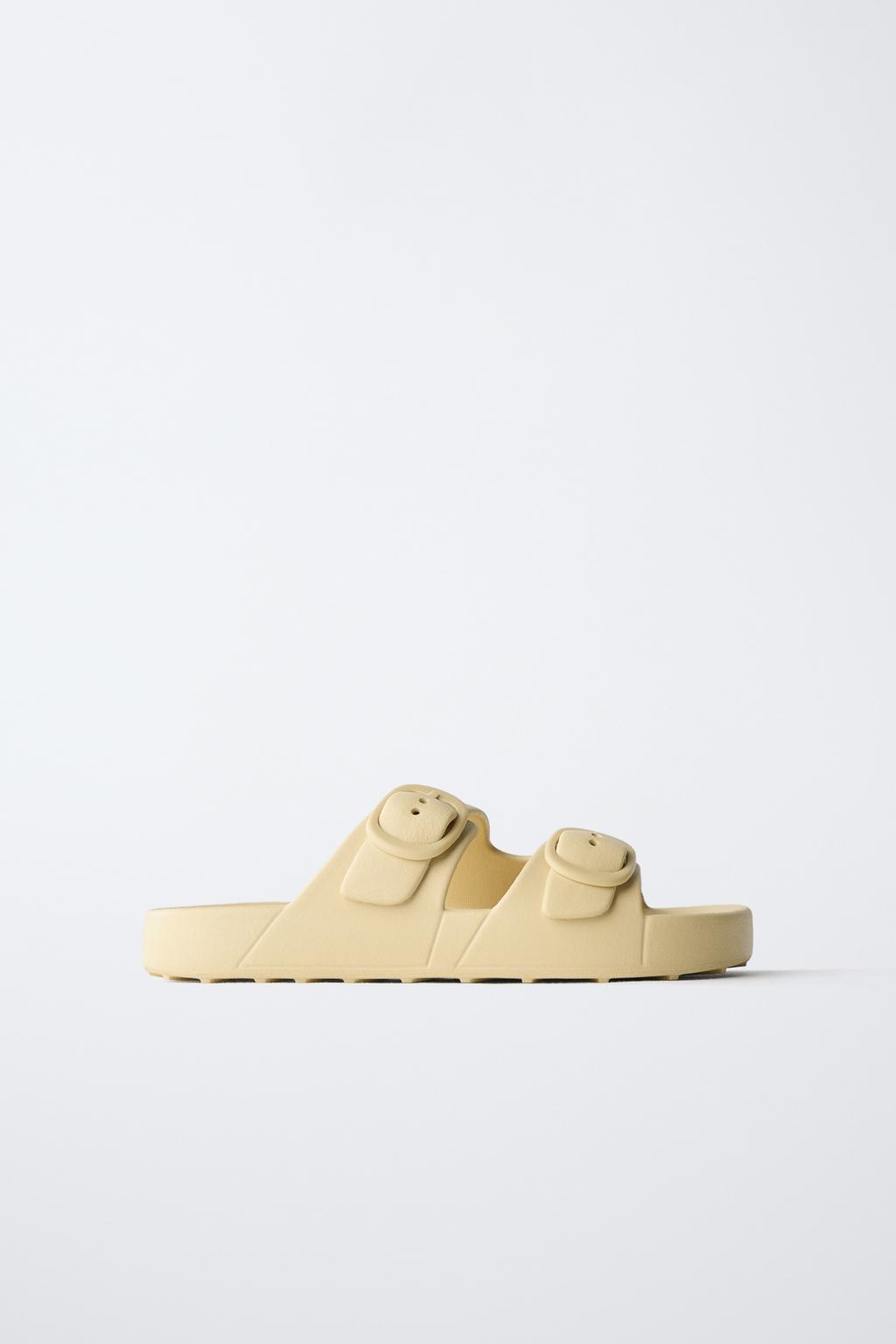 РЕЗИНОВЫЕ САНДАЛИИ С ПРЯЖКАМИ