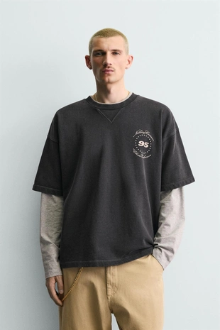 Толстовка с графическим принтом «лошади»- Заказать в России