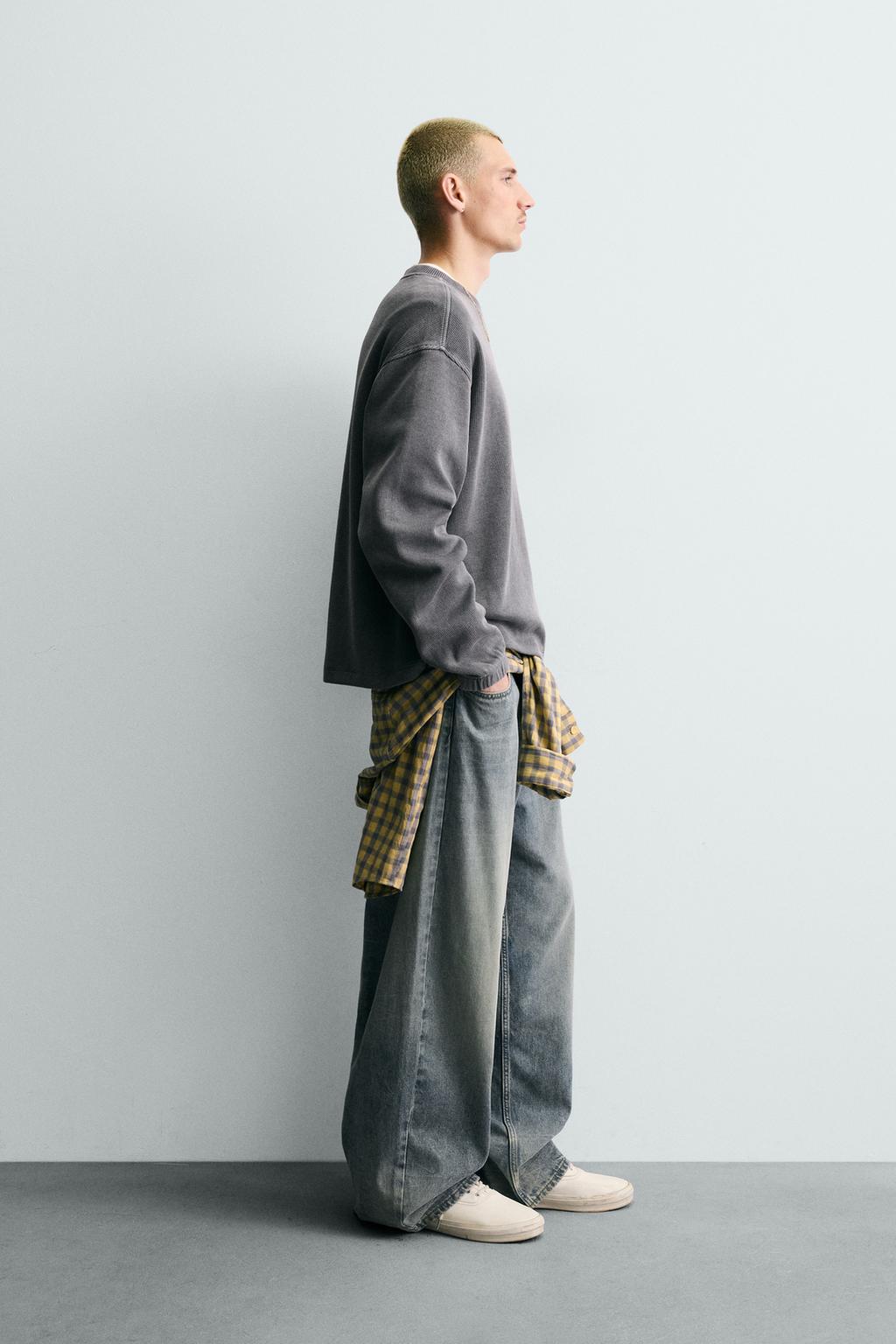 ТОЛСТОВКА С ЭФФЕКТОМ ПОТЕРТОСТИ