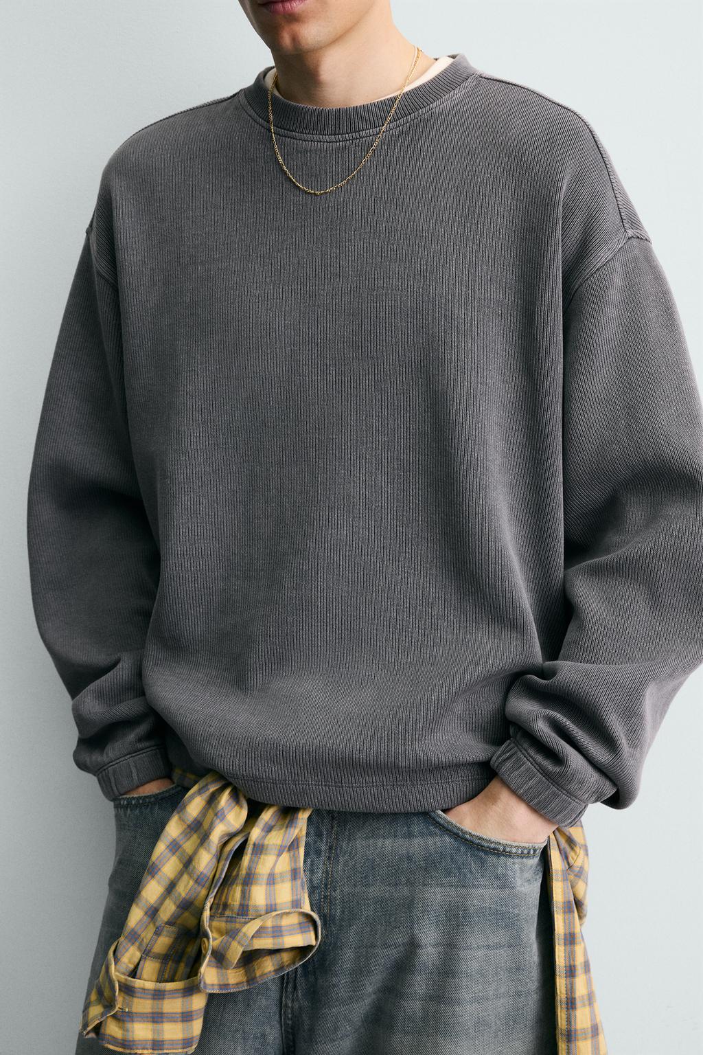 ТОЛСТОВКА С ЭФФЕКТОМ ПОТЕРТОСТИ