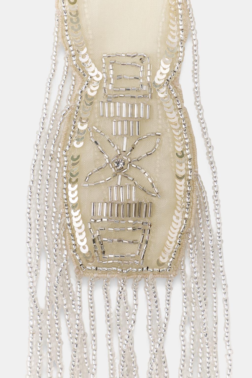 ПЛАТОК С БУСИНАМИ И ПАЙЕТКАМИ