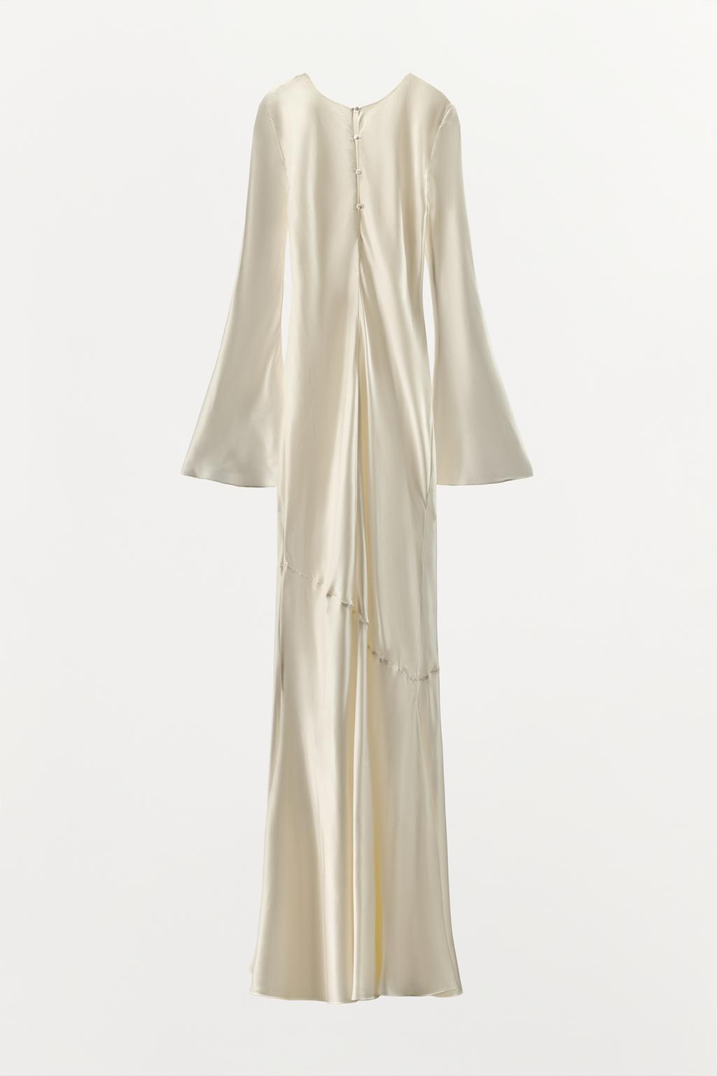 ПЛАТЬЕ ИЗ 100% ШЕЛКА СО СБОРКАМИ