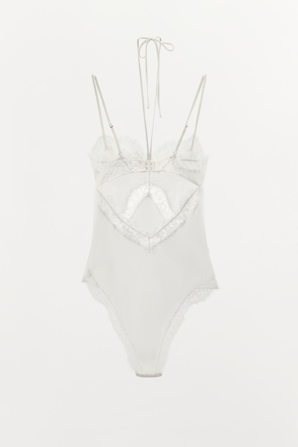 ШЕЛКОВОЕ БОДИ С КРУЖЕВОМ