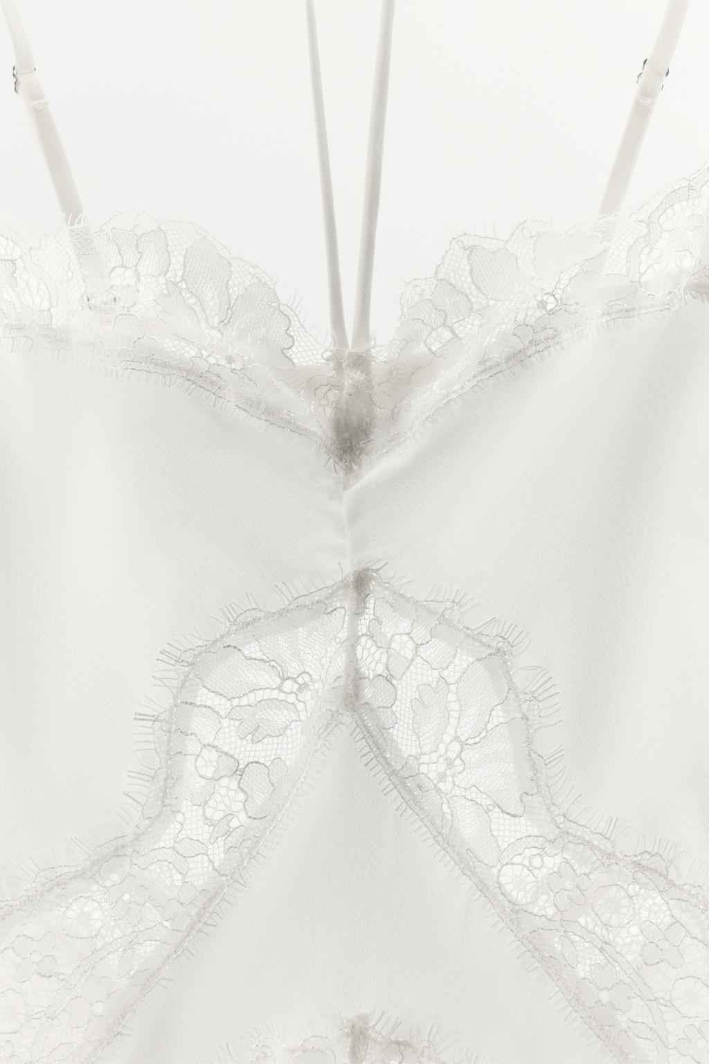 ШЕЛКОВОЕ БОДИ С КРУЖЕВОМ