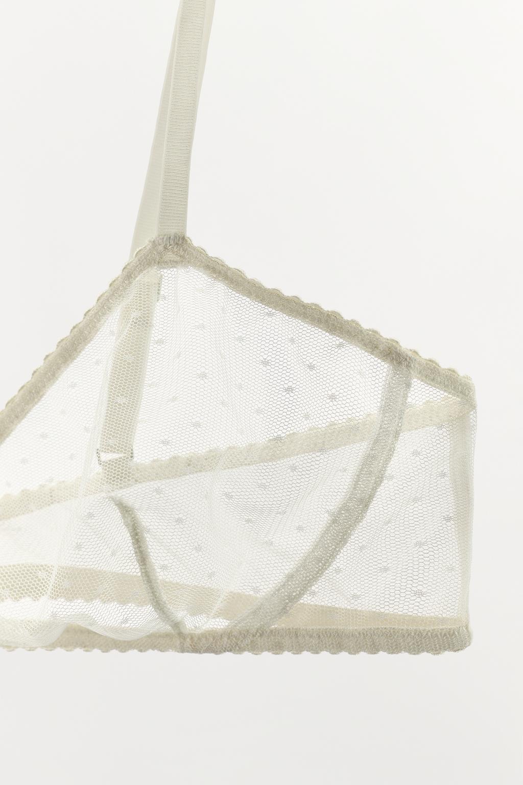 БЮСТГАЛЬТЕР ИЗ СЕТЧАТОЙ ТКАНИ В ГОРОШЕК