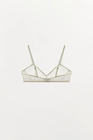 Бюстгальтер из сетчатой ткани в горошек- Заказать в России