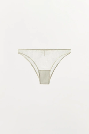 Трусы из сетчатой ткани в горошек- Заказать в России