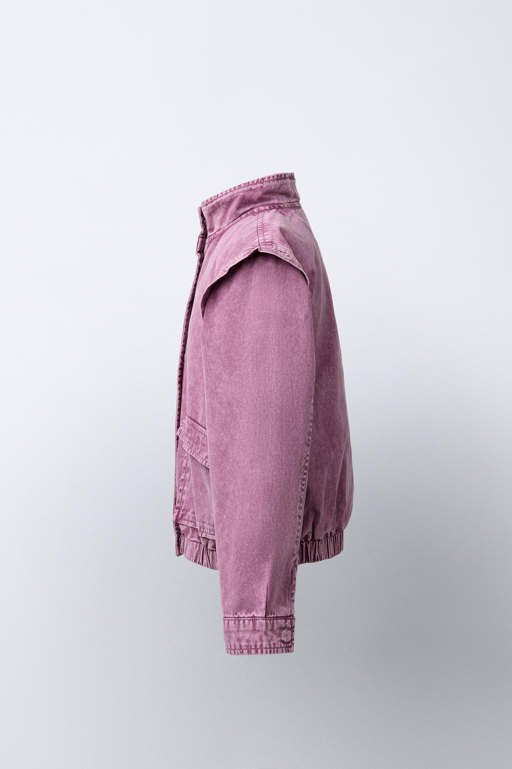 КУРТКА С ЭФФЕКТОМ ПОТЕРТОСТИ