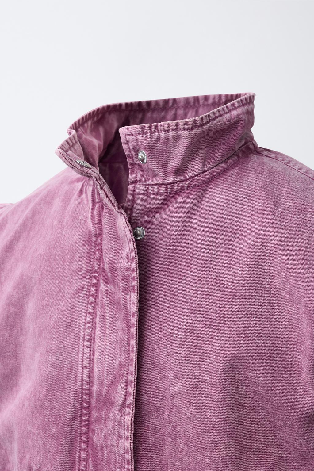 КУРТКА С ЭФФЕКТОМ ПОТЕРТОСТИ