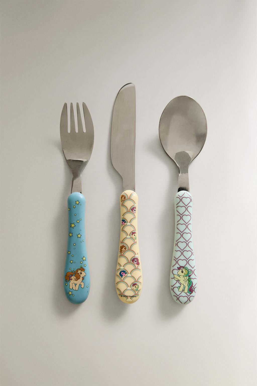 Детский набор столовых приборов мой маленький пони©