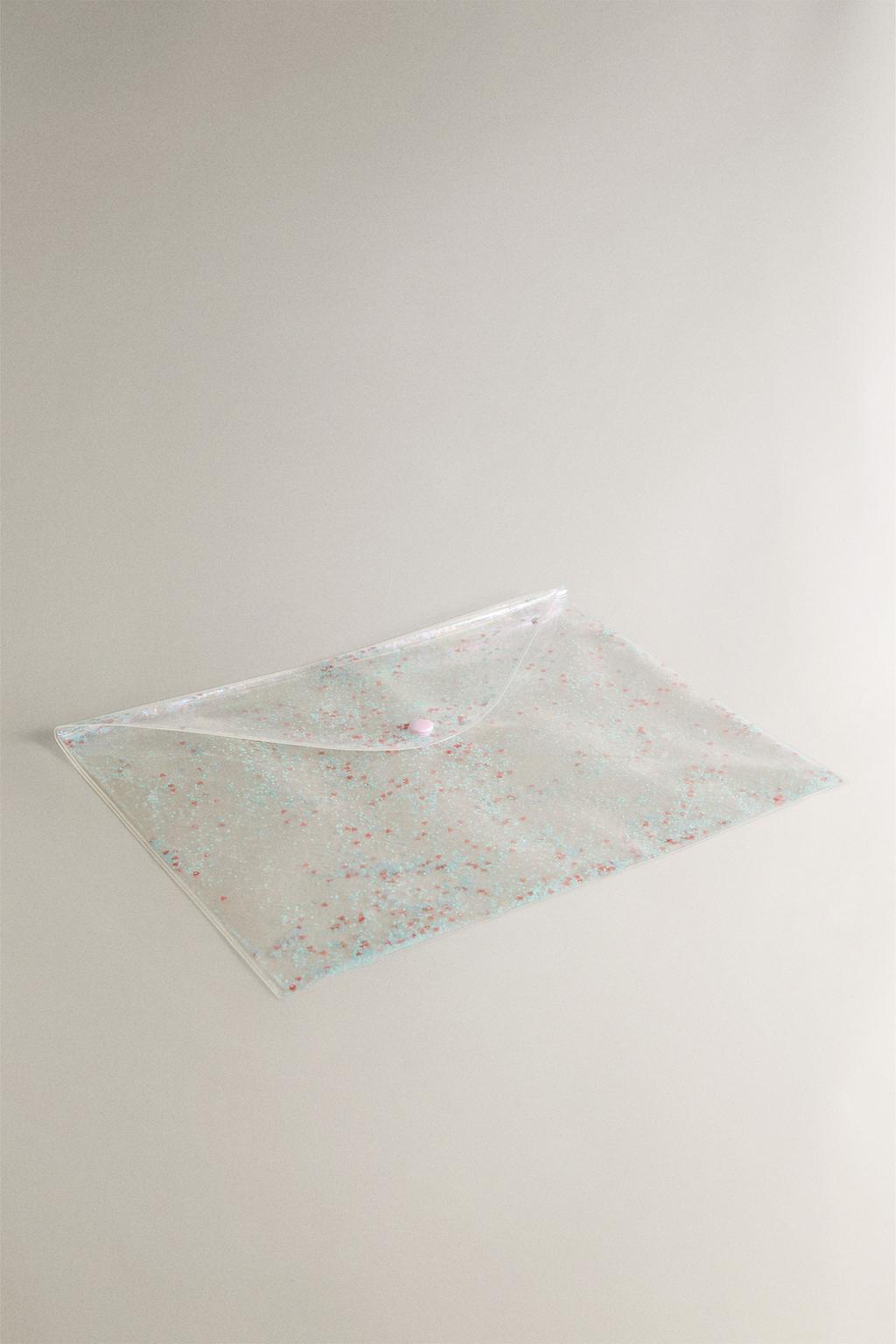 Папка с блестками для детей