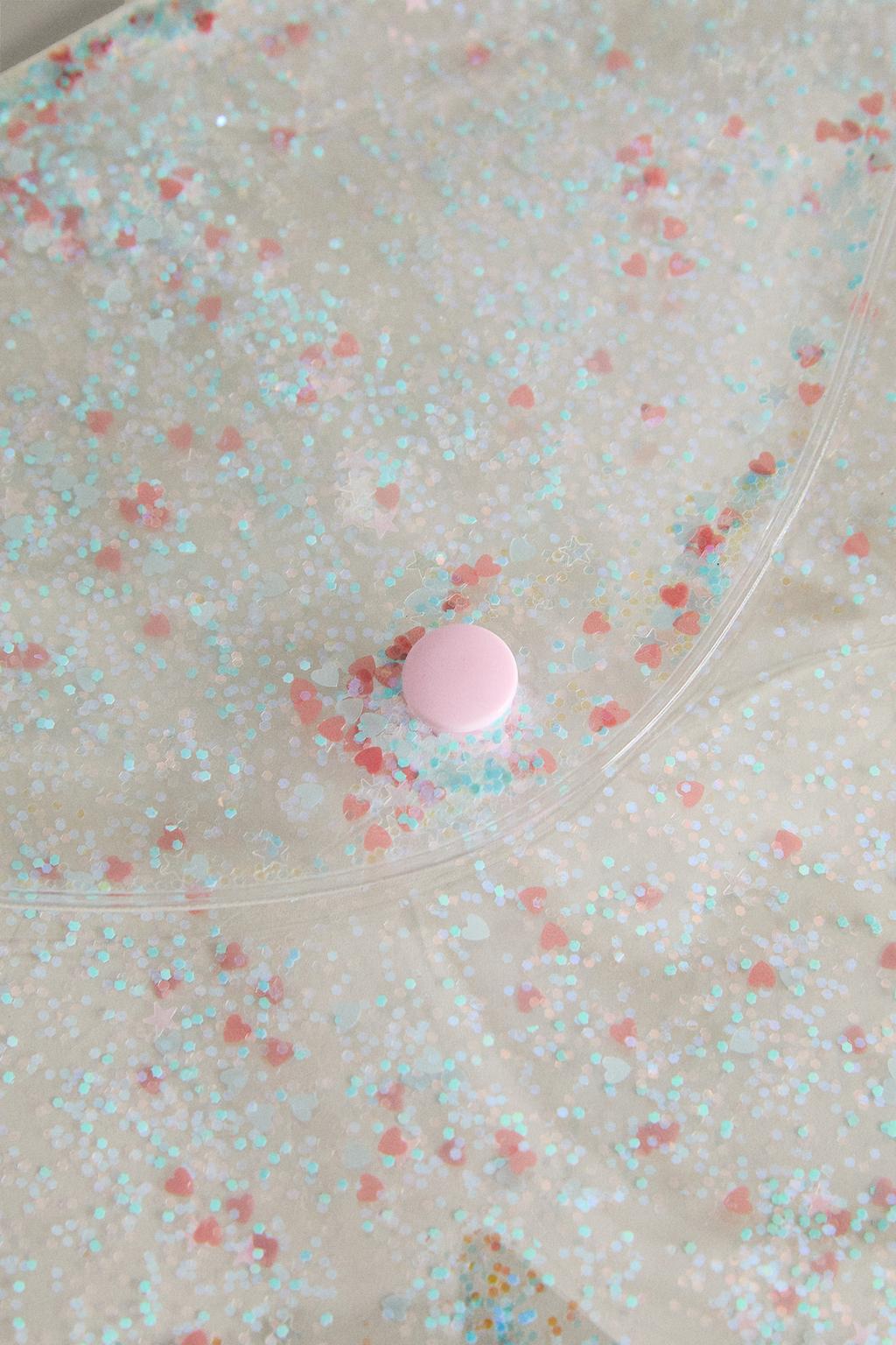 Папка с блестками для детей