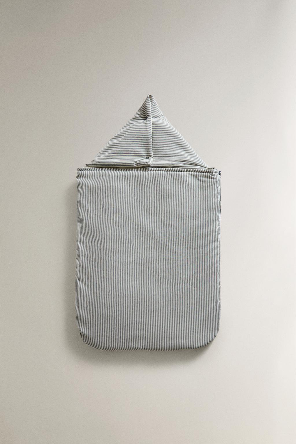 Плед для младенцев в полоску из хлопка