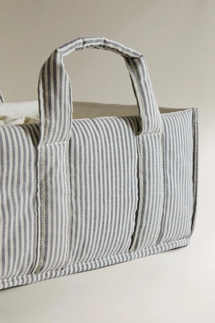 Органайзер для детской одежды в полоску с ручкой- Заказать в России