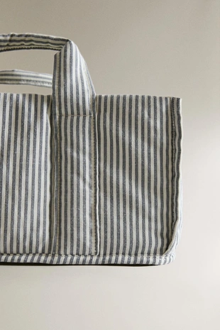 Органайзер для детской одежды в полоску с ручкой- Заказать в России